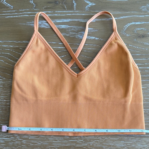 DSG Orange Ribbed Bralette - Picture 5 of 6